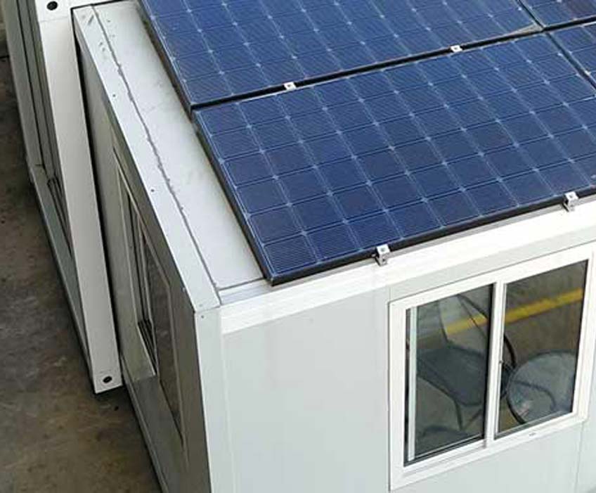 Pannelli solari fotovoltaici per case mobili autosufficienti